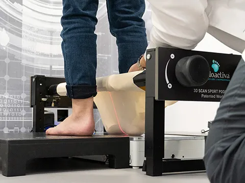 Escaneo del pie con 3D Scan Podoactiva